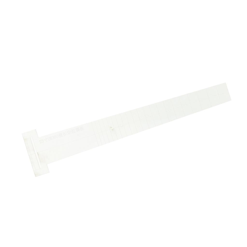 23'' Guitar Fingerboard Fretboard Bridge Positioning Marking Template