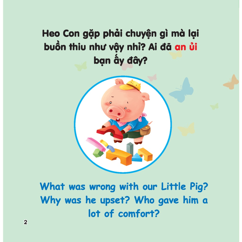 Rèn Luyện Kỹ Năng Giao Tiếp Bằng Tranh Cho Bé - Lời An Ủi