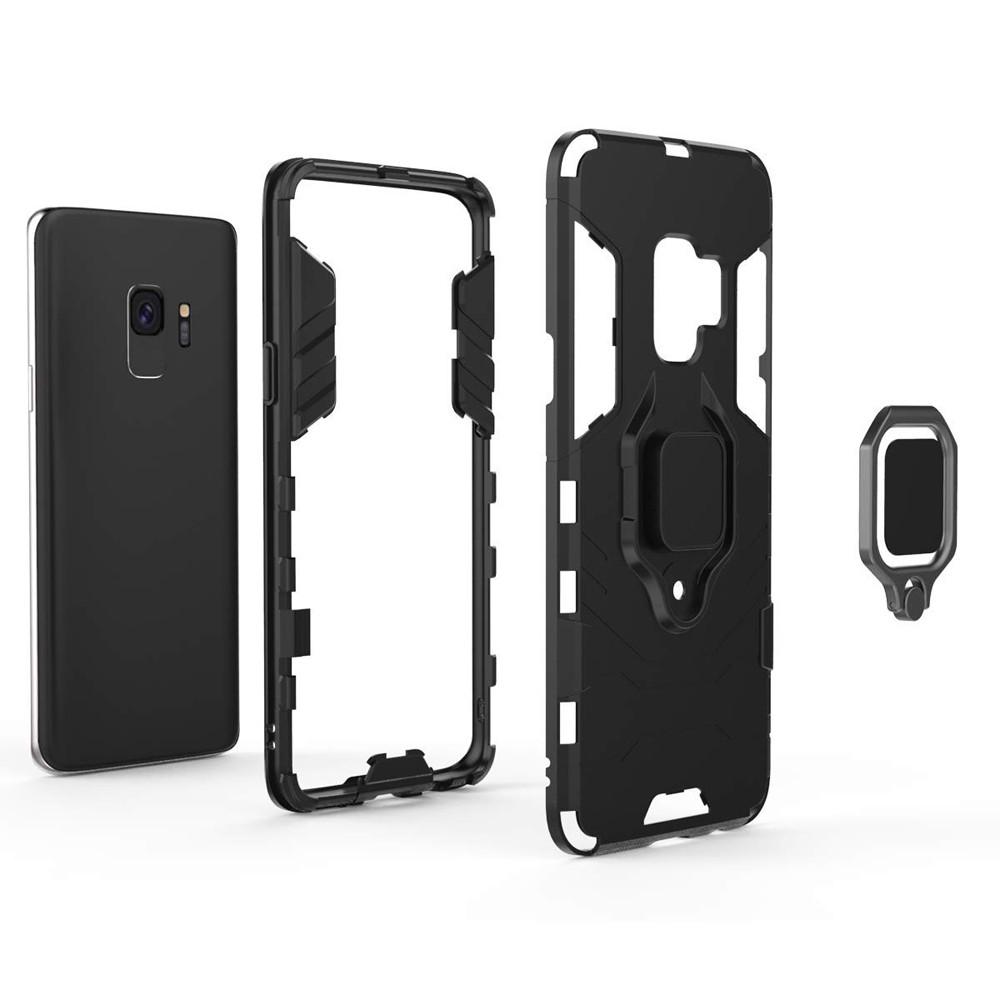 Ốp lưng cho Samsung S9 iron man chống sốc kèm nhẫn xoay chống xem video bảo vệ camera