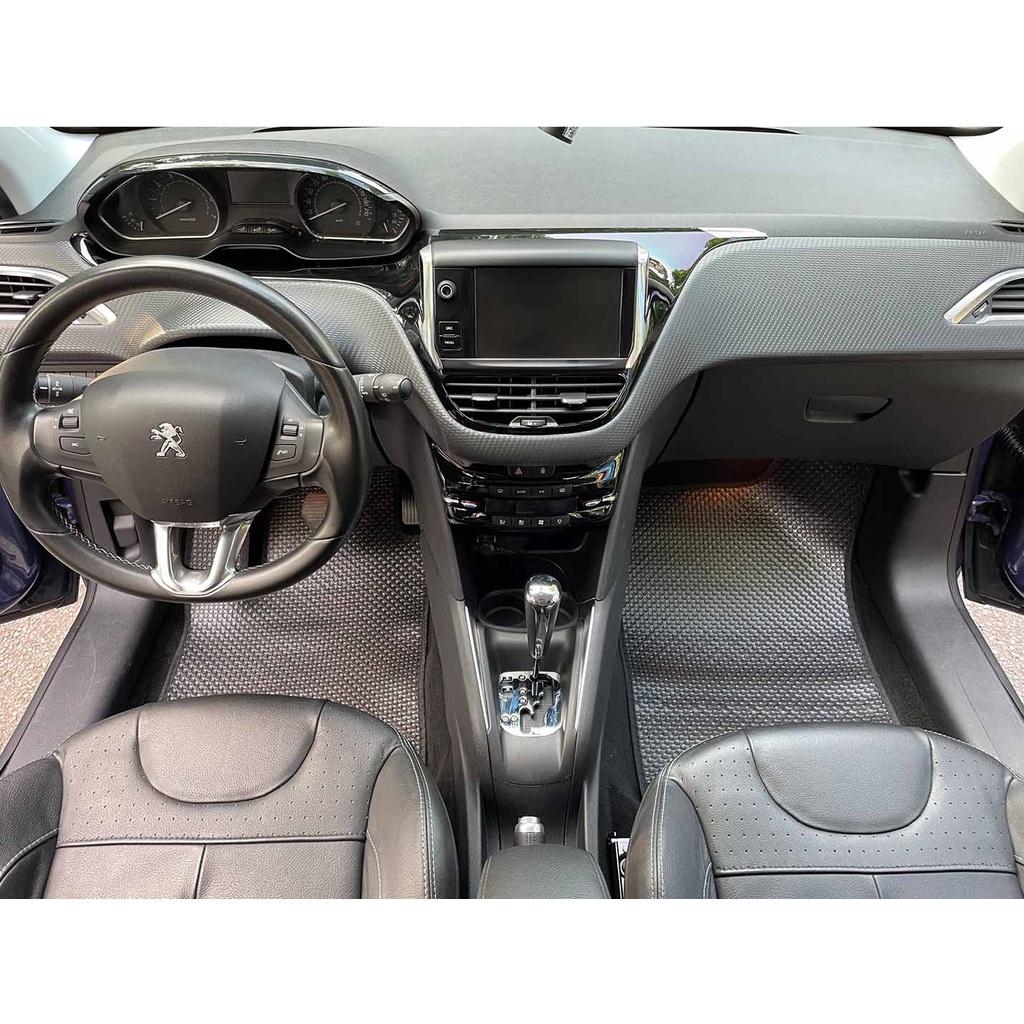 Thảm lót sàn ô tô KATA cho xe Peugeot 208  - Khít với sàn xe, Chống trơn, Không mùi, Không ẩm mốc