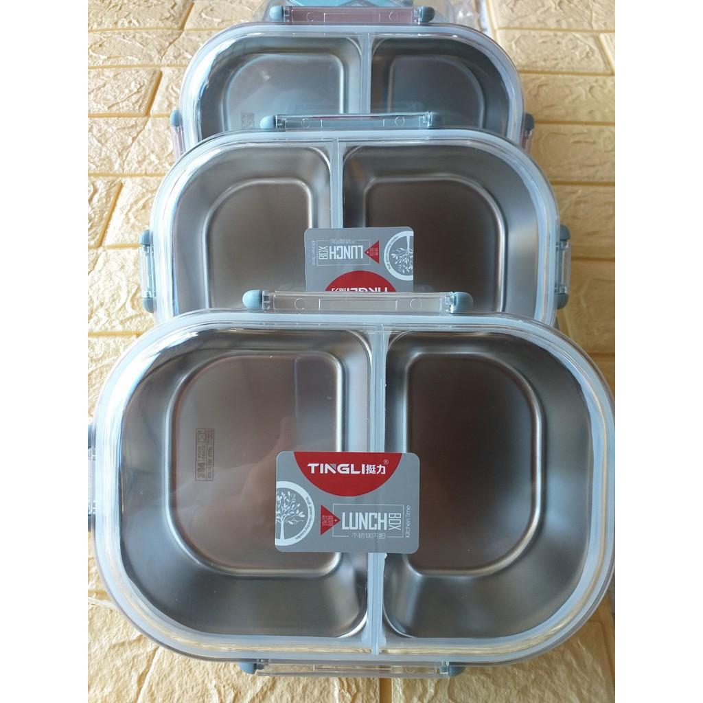 Hộp đựng thức ăn 2 ngăn dành cho bé