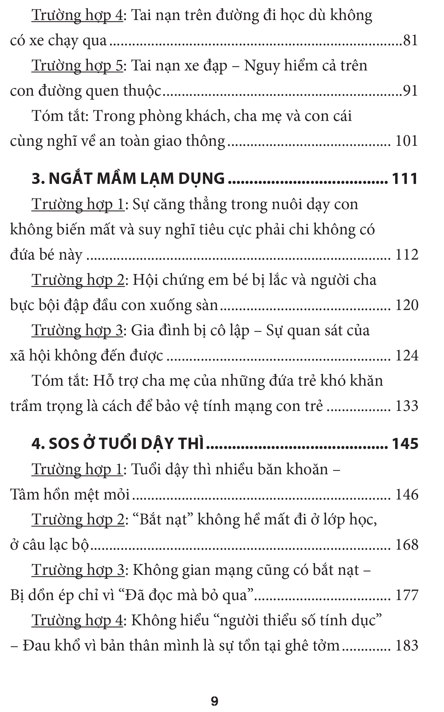 Phòng tránh tai nạn ở trẻ nhỏ: Bảo vệ trẻ khỏi những sự cố, bắt nạt, lạm dụng