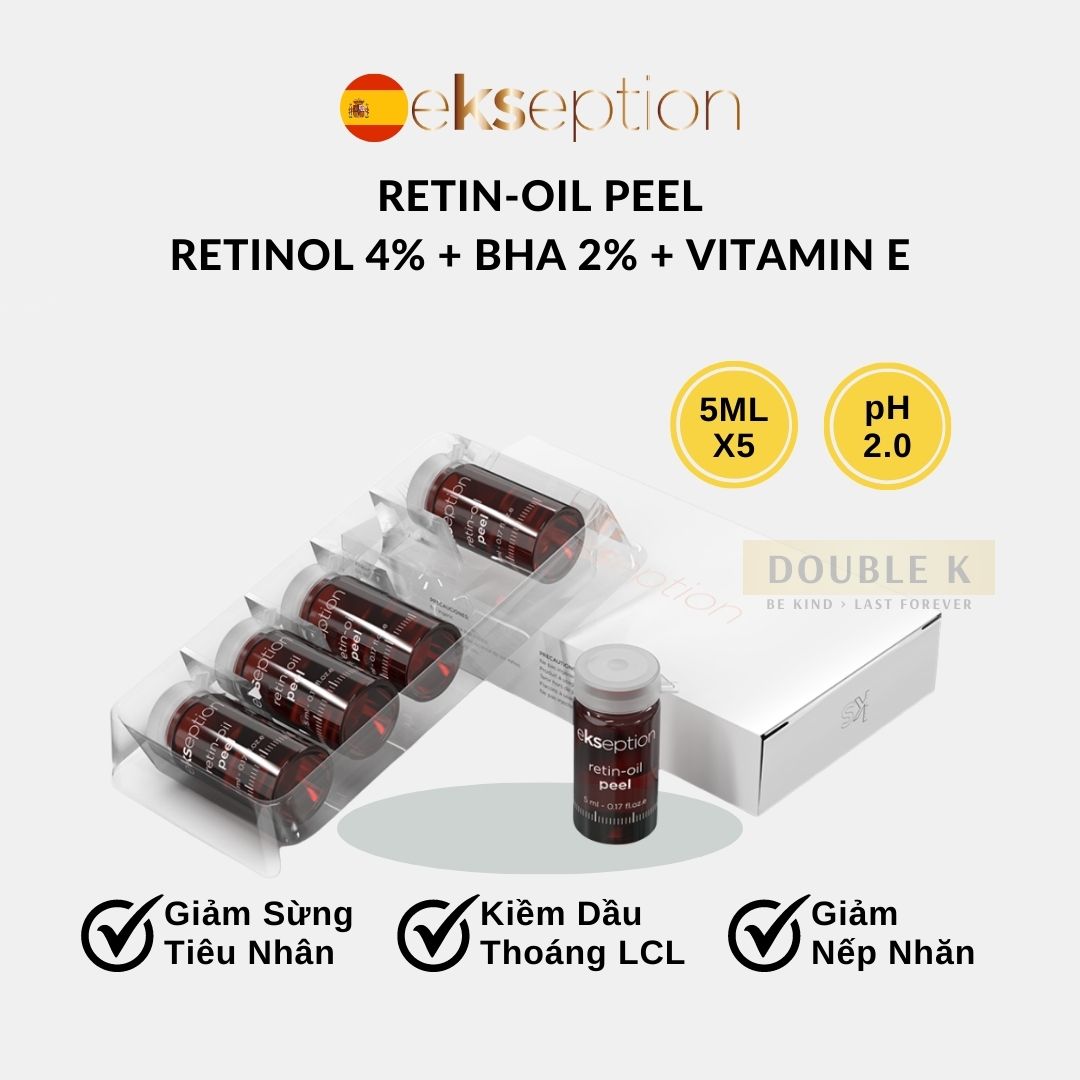 ekseption Retin-Oil Peel - Chống Lão Hóa, Mờ Nếp Nhăn, Da Sáng Đều Màu - Double K