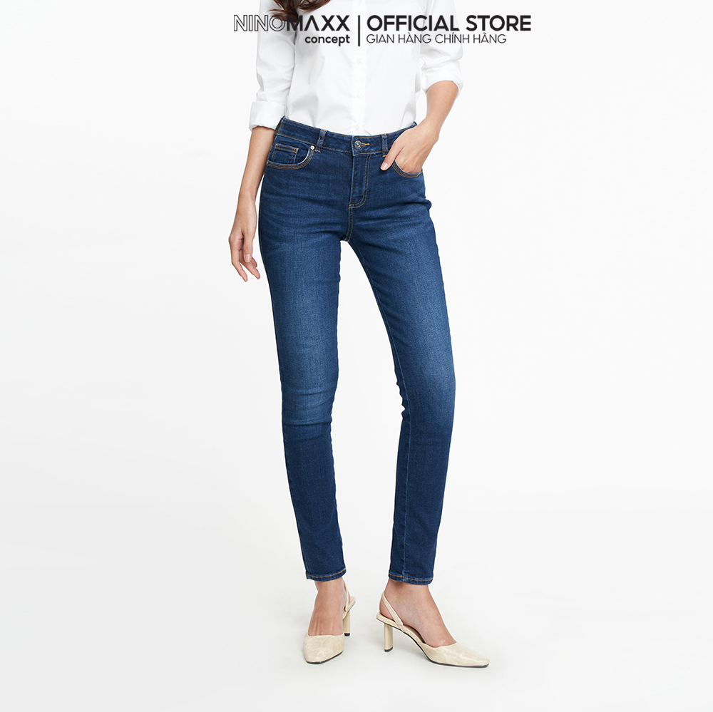 N&amp;M Quần jean Nữ form regular fit cotton 2203051