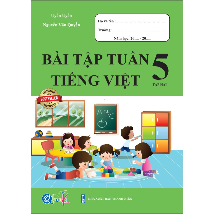 Sách - Combo Bài Tập Tuần Toán và Tiếng Việt 5 - Tập 2