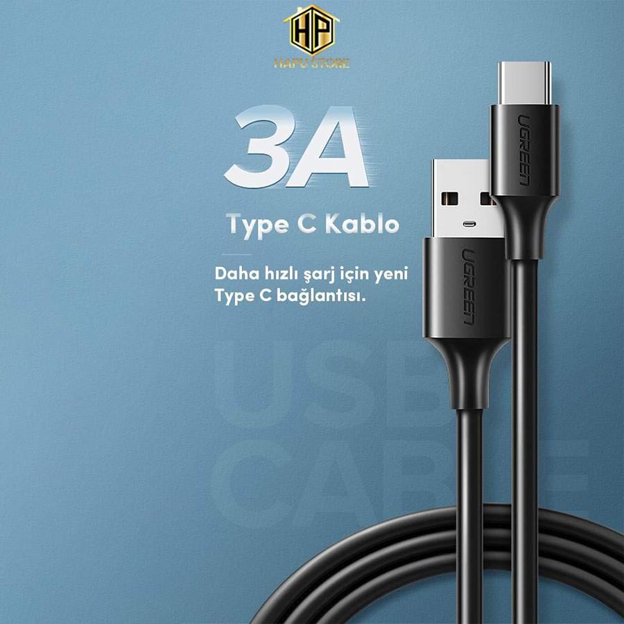 Cáp sạc USB-C Ugreen 60117 dài 1,5m - Cáp USB chính hãng - Hàng Chính Hãng