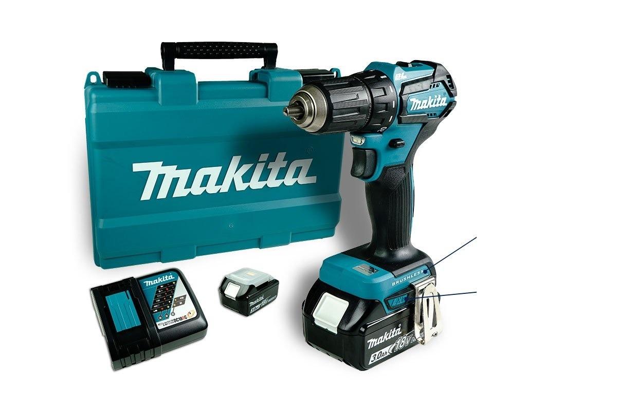MÁY KHOAN VẶN VÍT DÙNG PIN 18V MAKITA DDF483RTE - HÀNG CHÍNH HÃNG