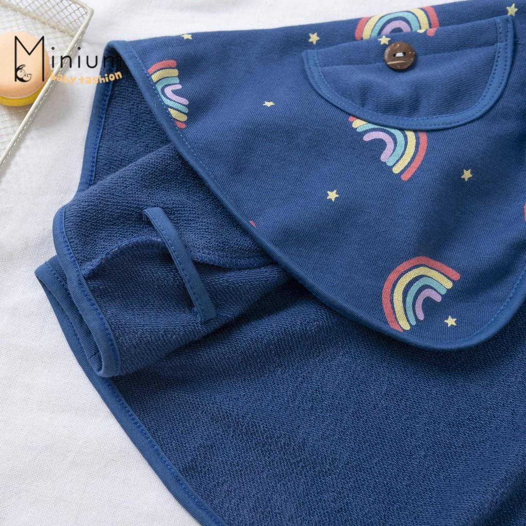 Áo Choàng Chống Nắng Cho Bé Trai, Bé Gái, Chất Liêu Cotton , thoáng mát (Size 0-6 tuổi)