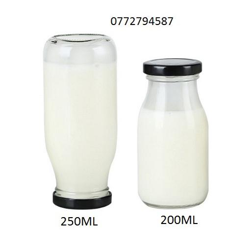 Combo 10 Chai Thủy Tinh Đựng Sữa Hạt | Thực Phẩm ( 200ML)