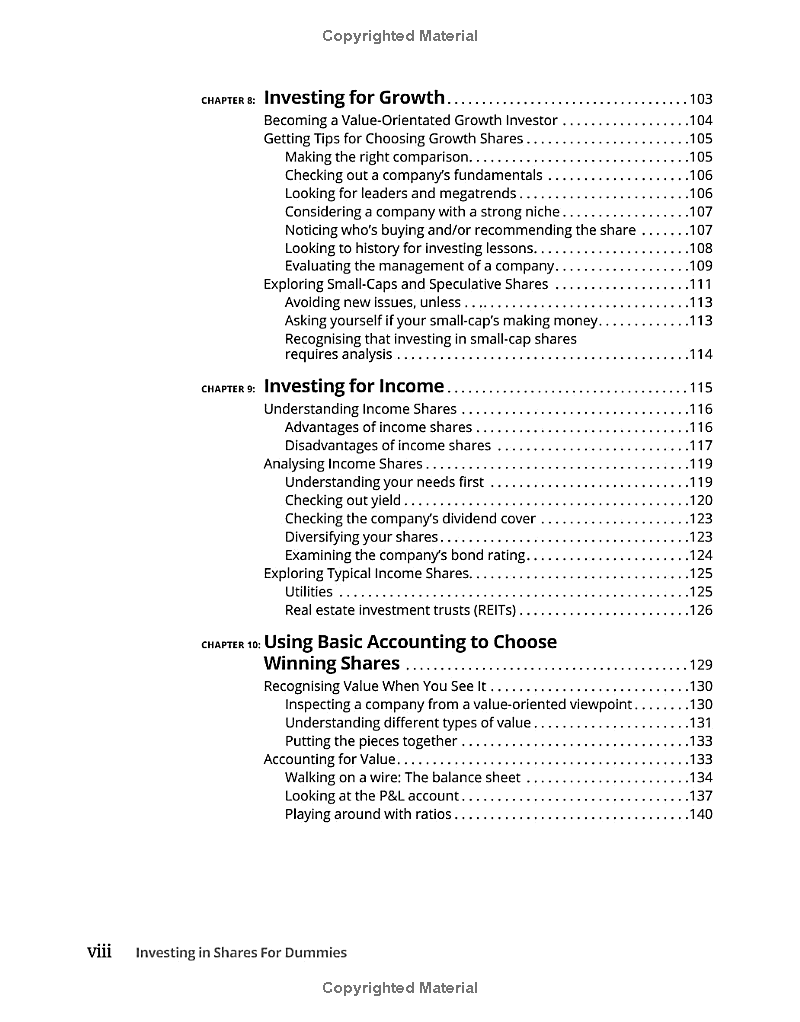 Sách ngoại văn: Investing In Shares For Dummies 3rd Edition