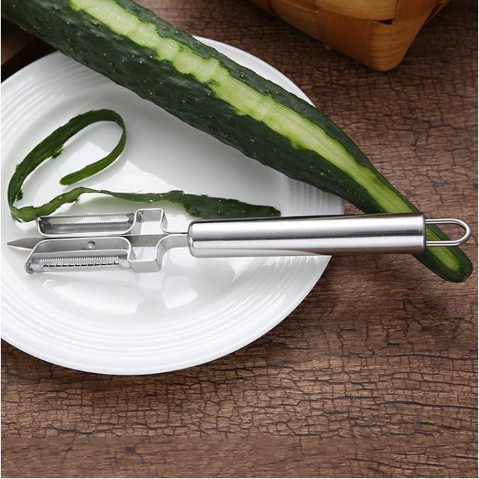 Dụng cụ gọt vỏ củ quả bằng inox cao cấp,dụng cụ bào sợi đa năng tiết kiệm thời gian-GD393-daobao