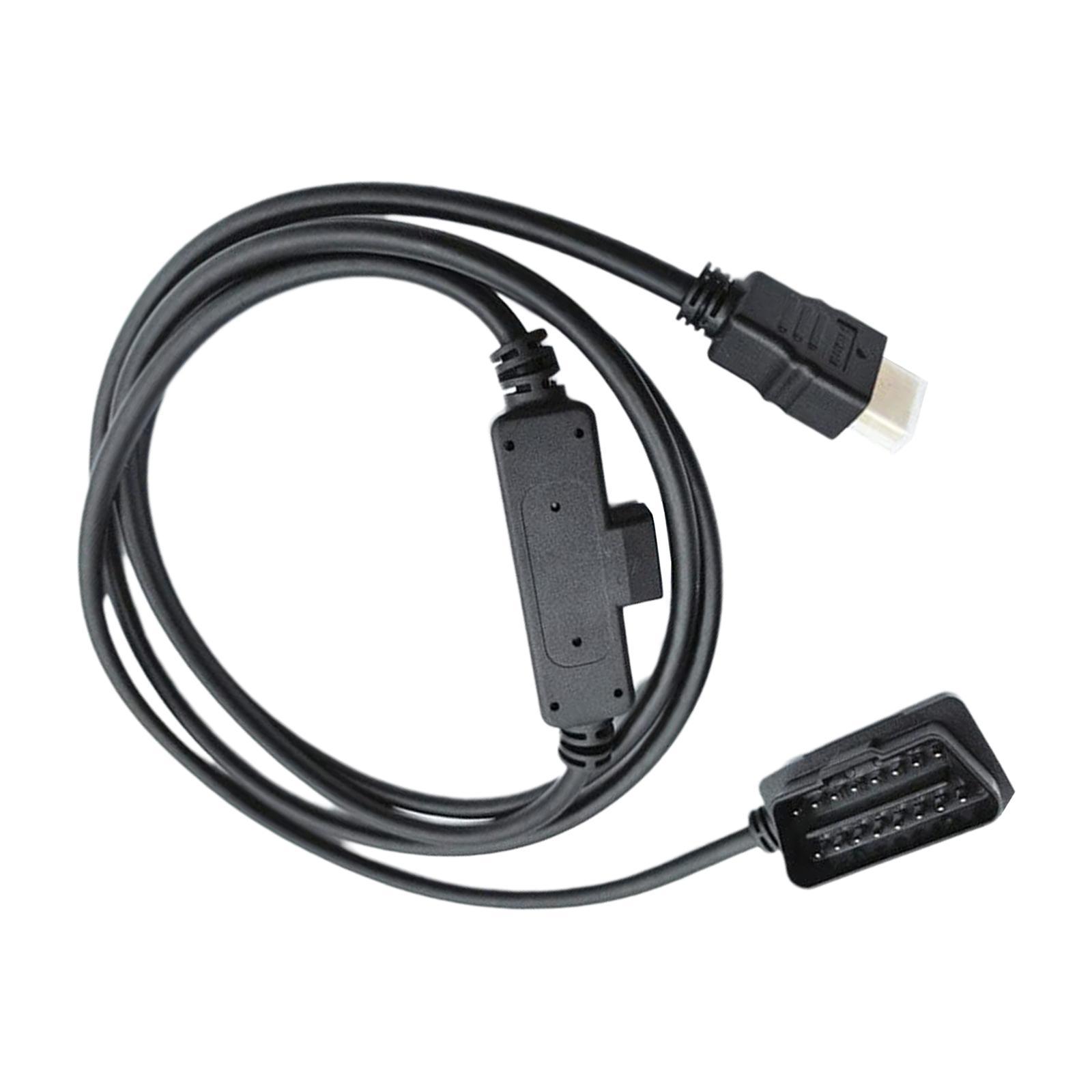 OBDII HDMI Cable H00008000 Adapter Cable for CS2 CTS2 CTS3 HDMI Plug