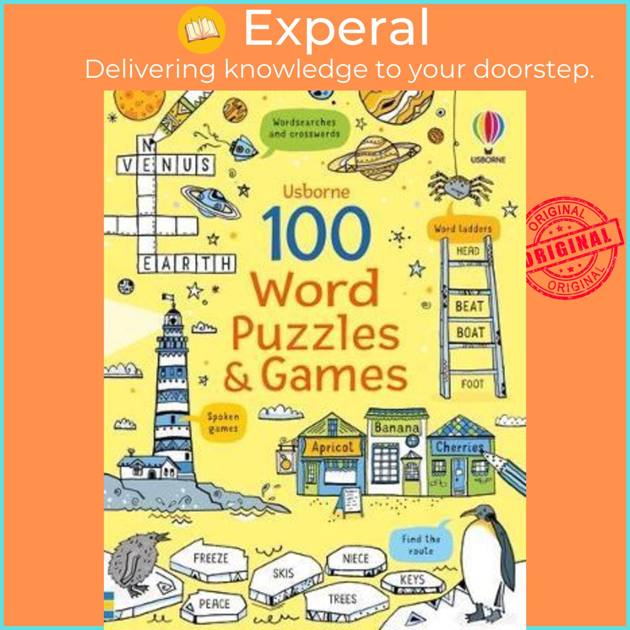 Sách - 100 Word Puzzles and Games by Phillip Clarke,Pope Twins