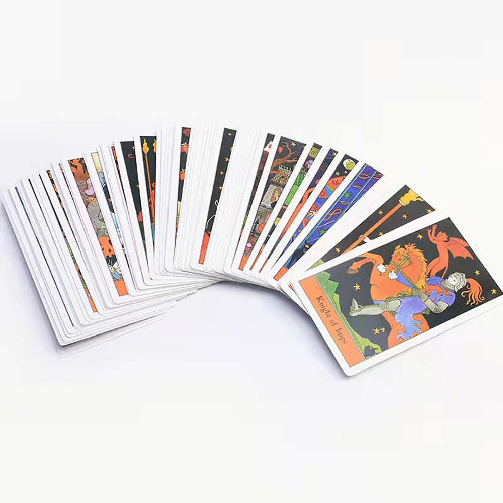 [Size Gốc] Bộ Bài The Halloween Tarot 78 Lá Bài 7x12 Cm Tặng Đá Thanh Tẩy