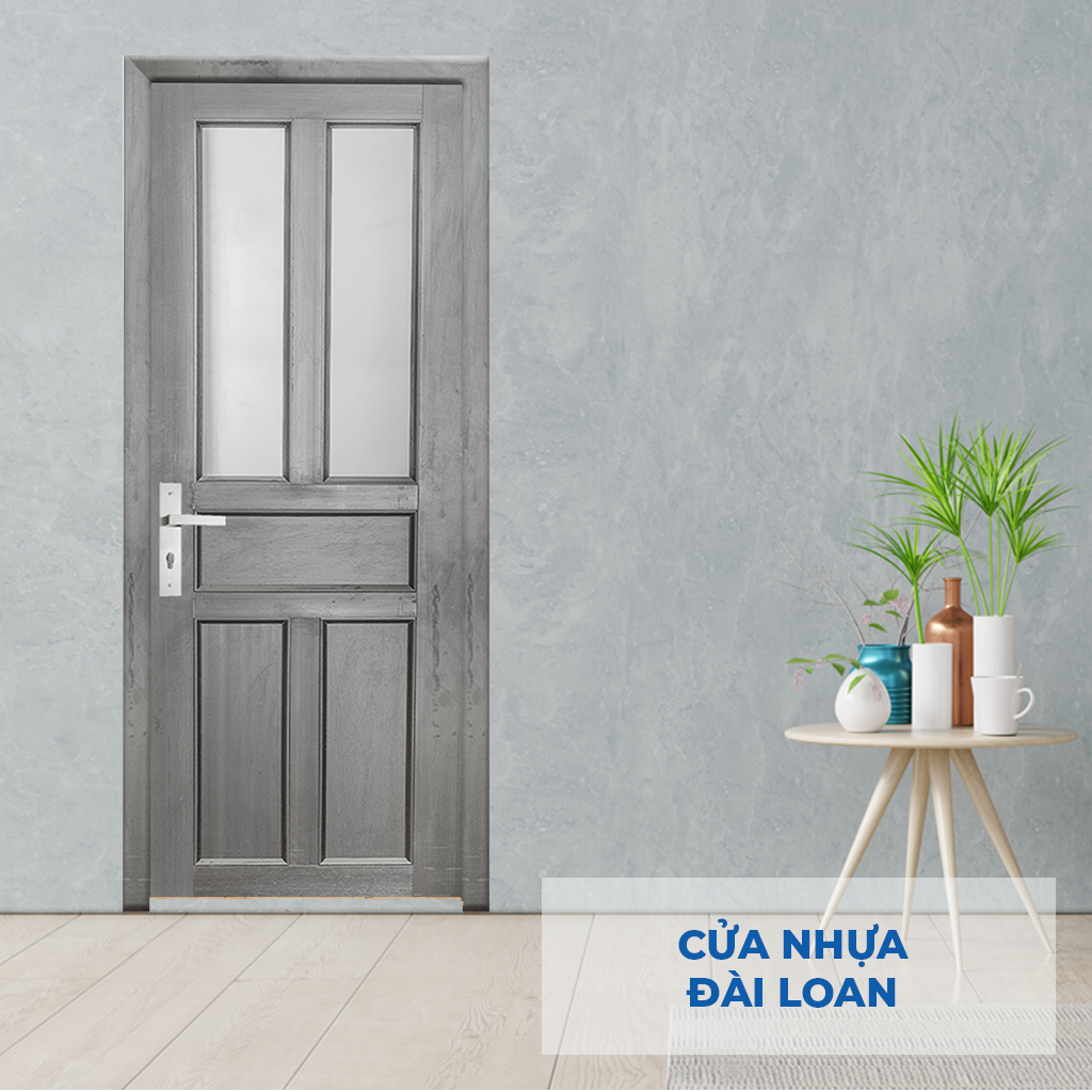 Cửa nhựa Đài Loan YC-20_Cửa nhà tắm cao cấp, cửa hiện đại, phong cách sang trọng