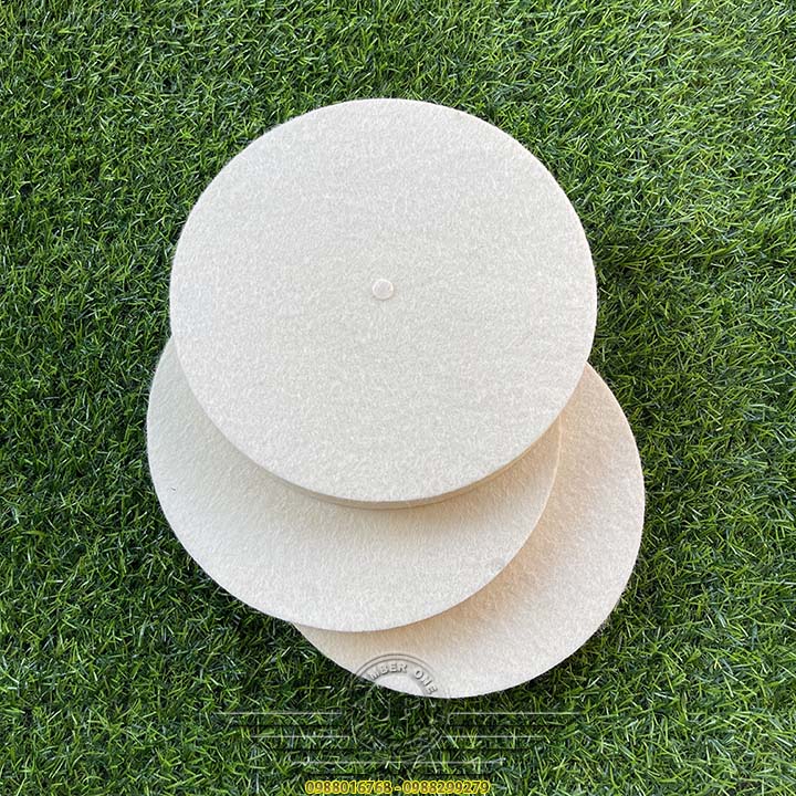 Nỉ Lông Cừu Đánh Bóng Gương Inox  Ø200X25XØ10