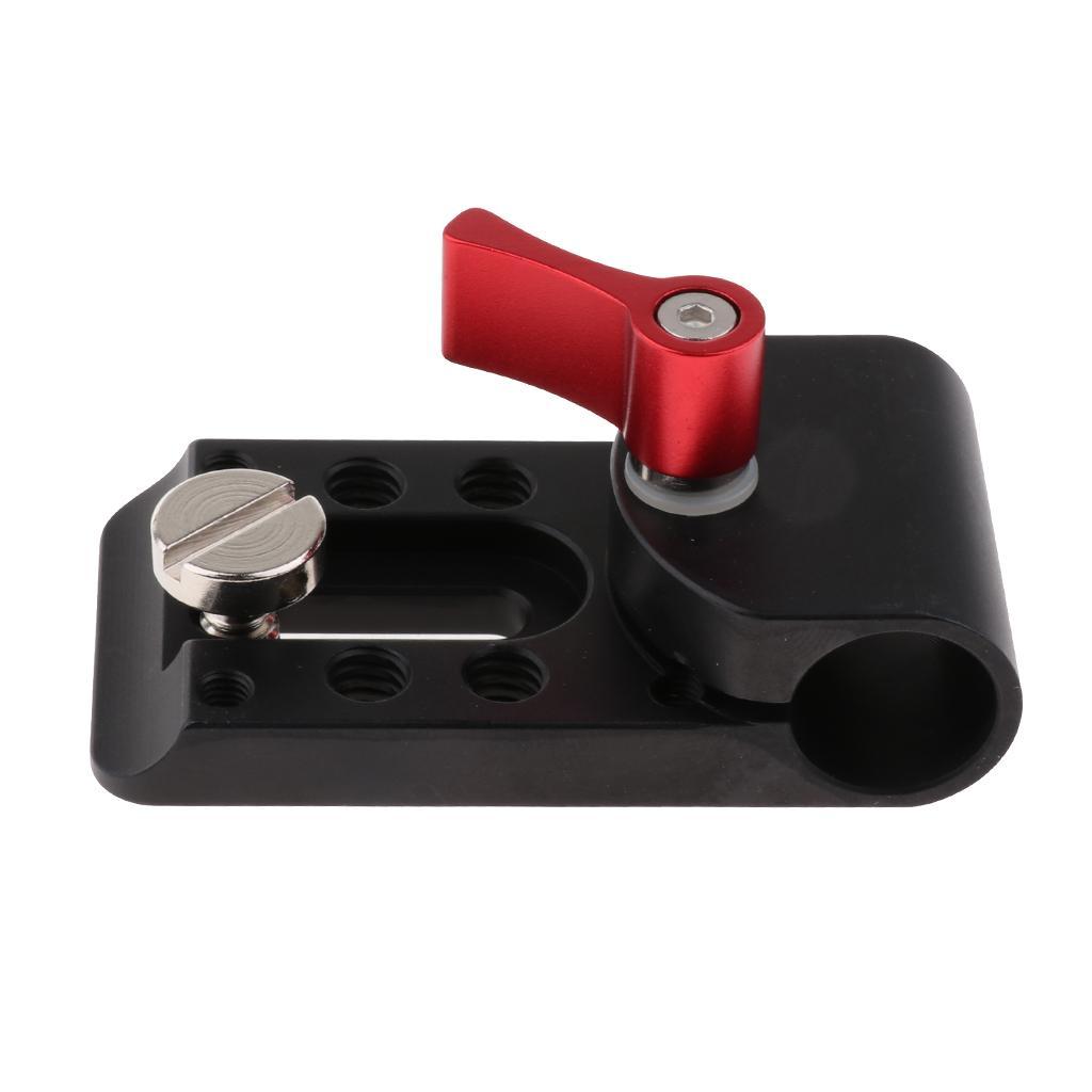 Porous Holder Clamp Mount for 15mm Rods Support Rail Follow Focus Rig DSLR