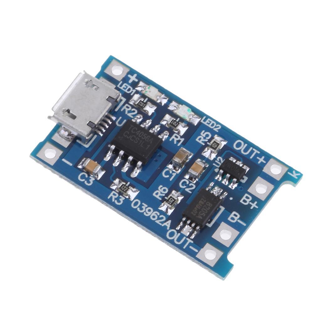 Micro USB Lithium 18650 Battery Charger Module 5V 1A Charging Board LED