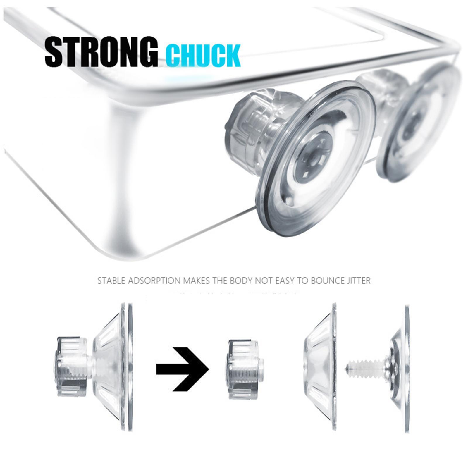 Fish Feeding Bracket with Suction Cup Detachable Fish Feeder for Worm Fish