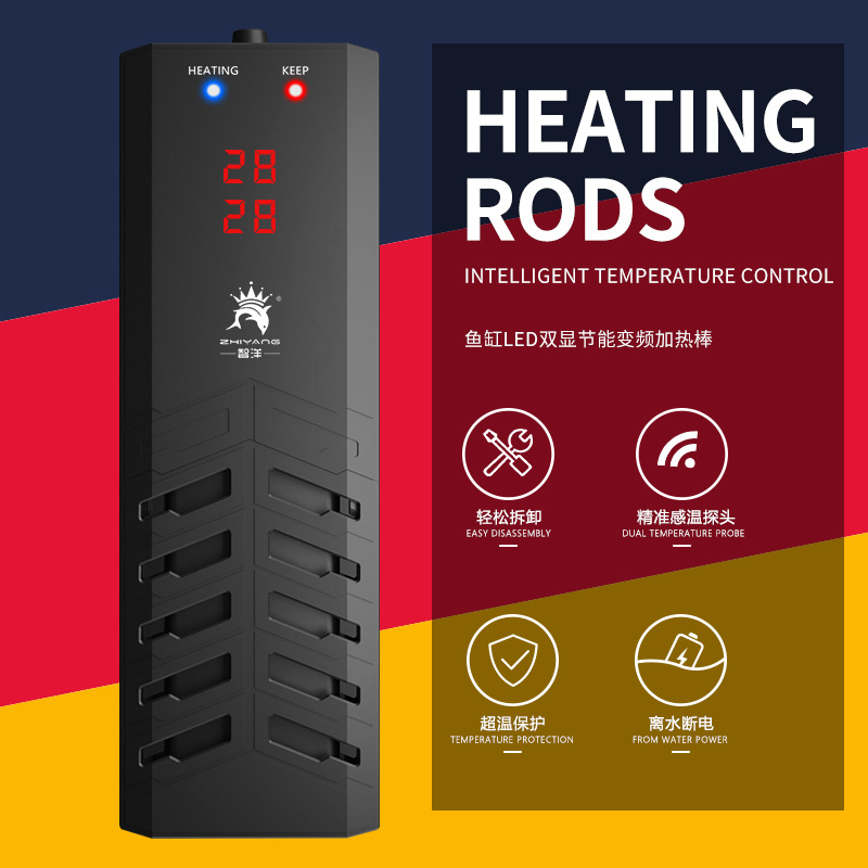 Sưởi TiTan cho bể cá thế hệ mới nhất - sưởi ZHIYANG cao cấp cho hồ cá - máy sưởi bể cá, hồ thủy sinh - shopleo