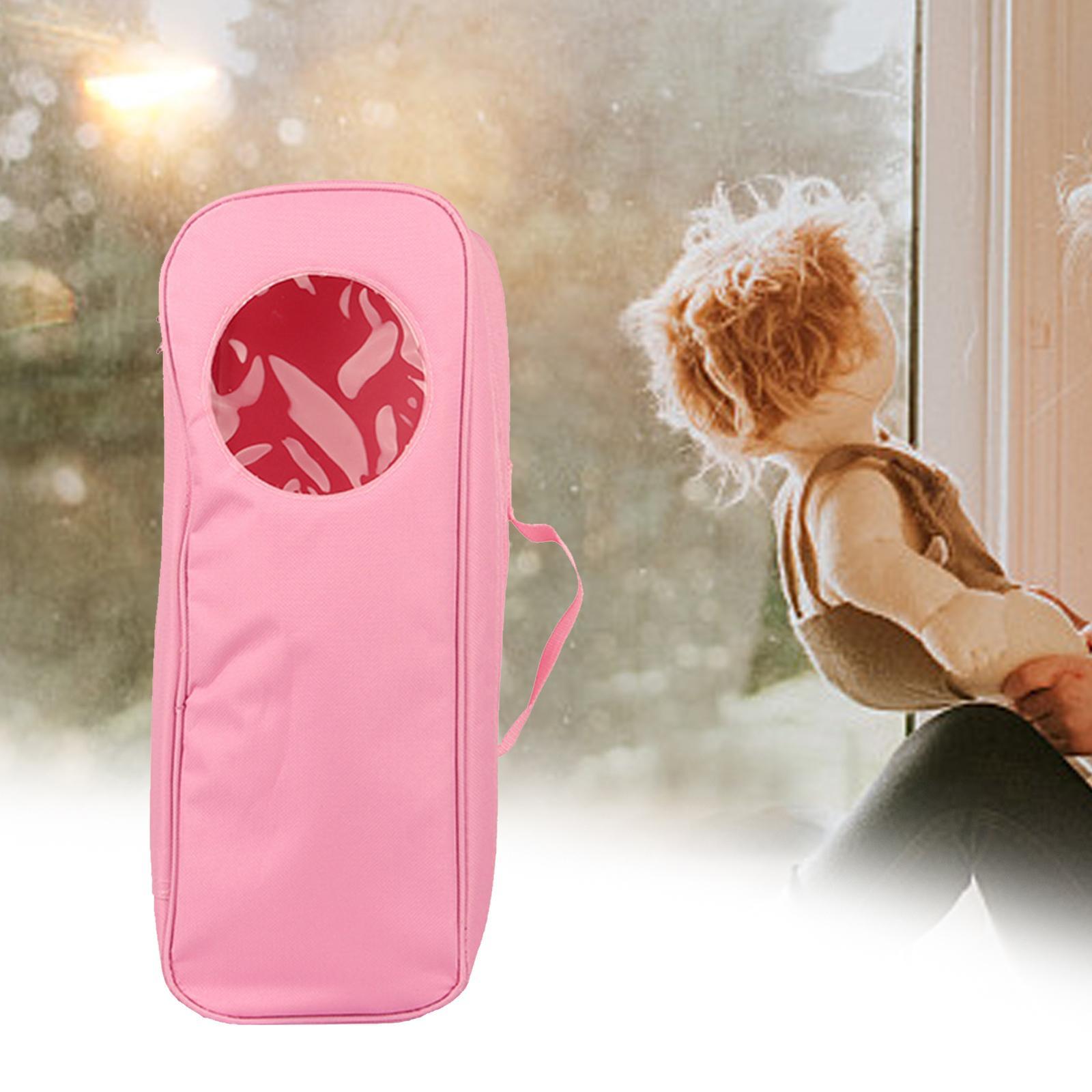 Doll Travel Carrier Backpack Suitcase for 14'' Dolls Doll Furniture Closet