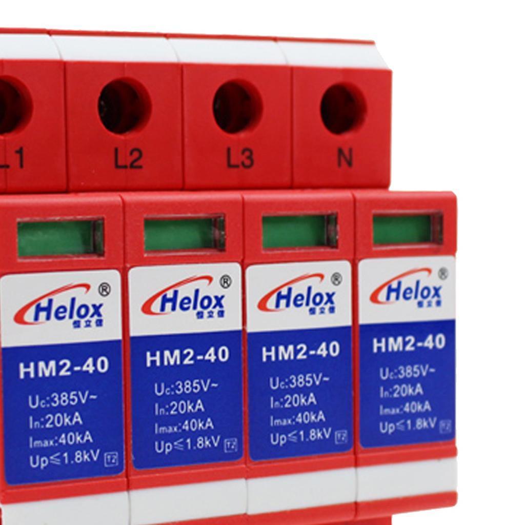 380V Three-phase Power Supply  Arrester SPD Surge Protector Device