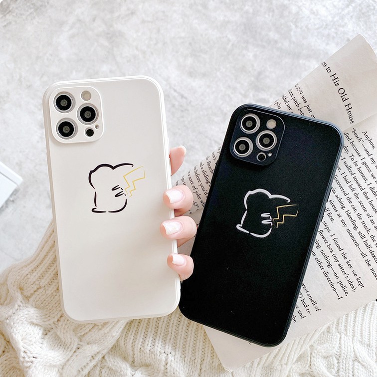 Ốp Lưng Cạnh Vuông Pika Dành Cho iPhone 6 / 6 Plus / 7 / 7 Plus / 8 / 8 Plus / X / Xs / Xs Max / 11 / 11 Pro / 11 Pro Max / 12 / 12 Pro / 12 Pro Max