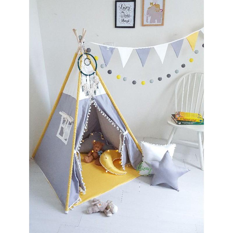 Dây cờ tam giác vải kaki canvas xịn may đẹp - 2,2m -2,4m Dây cờ trang trí Decor Sinh nhật nhiều màu