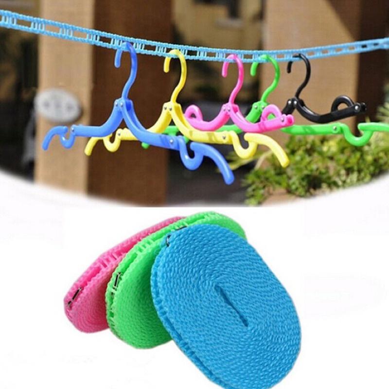 Dây phơi quần áo thông minh giúp cố định móc dài 5 mét