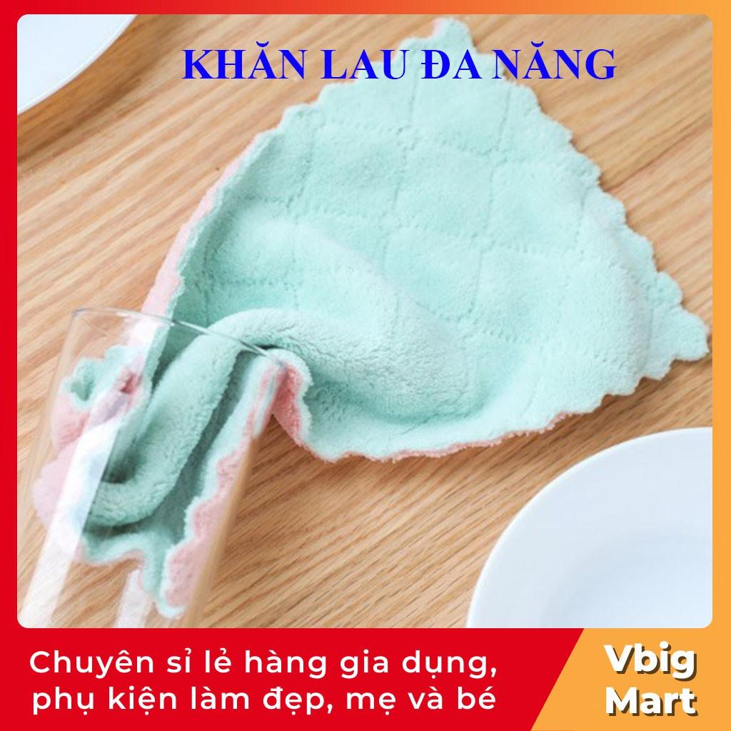 Combo 5 khăn lau tay nhà bếp 2 mặt siêu mềm mịn (KLT04)