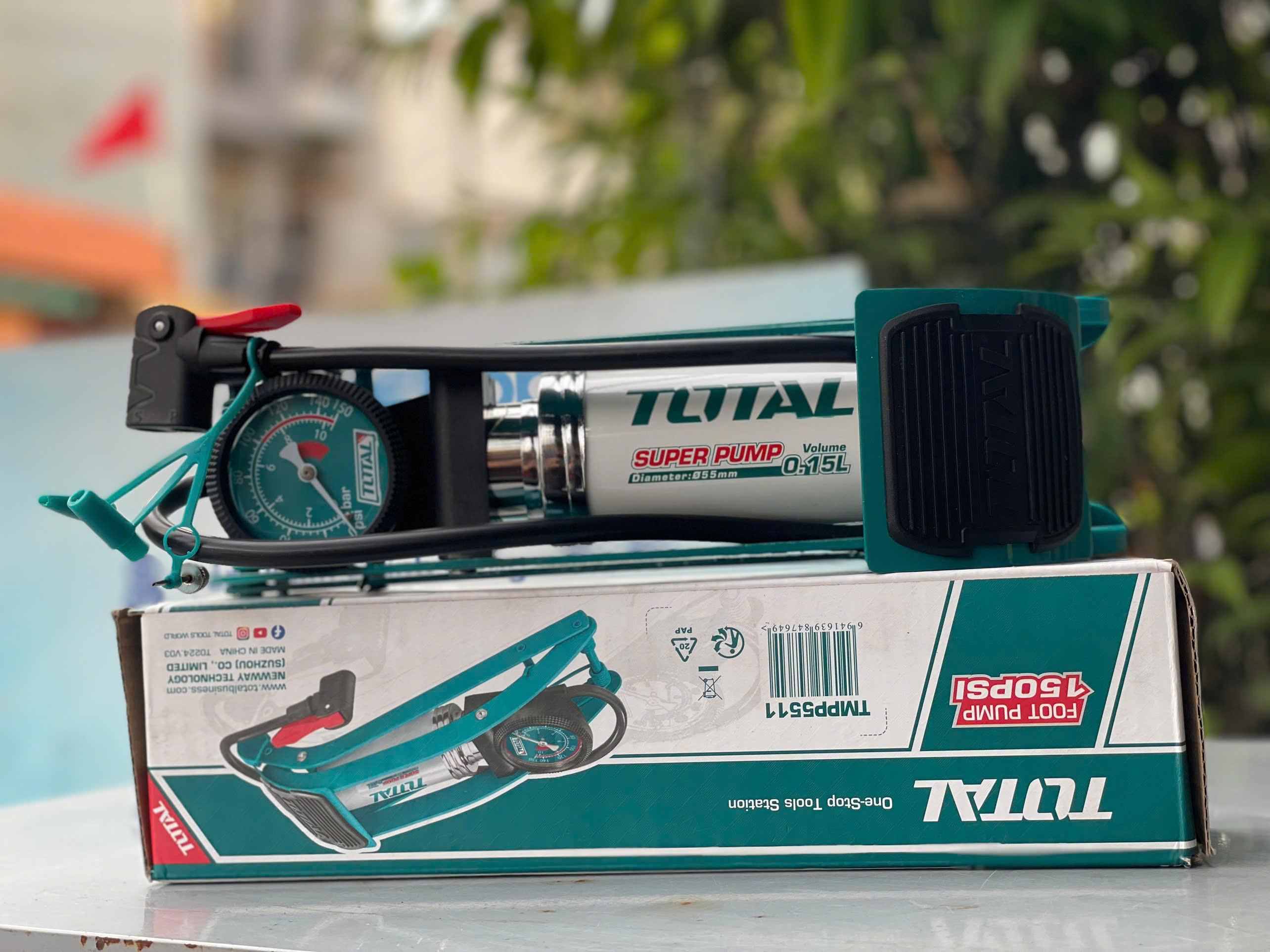 BƠM HƠI ĐẠP CHÂN TOTAL TMPP5511 - HÀNG CHÍNH HÃNG