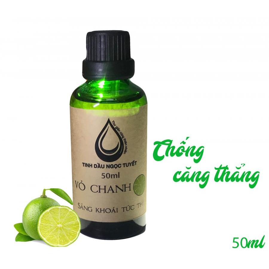 Combo 2 chai tinh dầu vỏ chanh giúp làm giảm lo lắng và căng thẳng Ngọc Tuyết 50mlx30ml