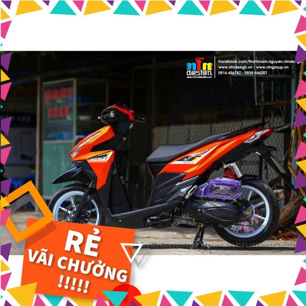 Tem Rời Vario Mẫu Cam Đen Vàng