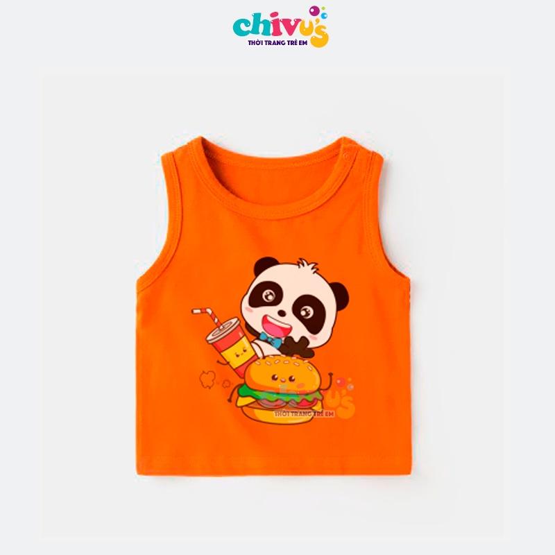 Áo Ba Lỗ Bé Trai Bé Gái CHIVU's KID Đội Chó Cứu Hộ, Áo Ba Lỗ Cho Bé Chất Cotton Lạnh Mùa Hè Mặc Rất Mát