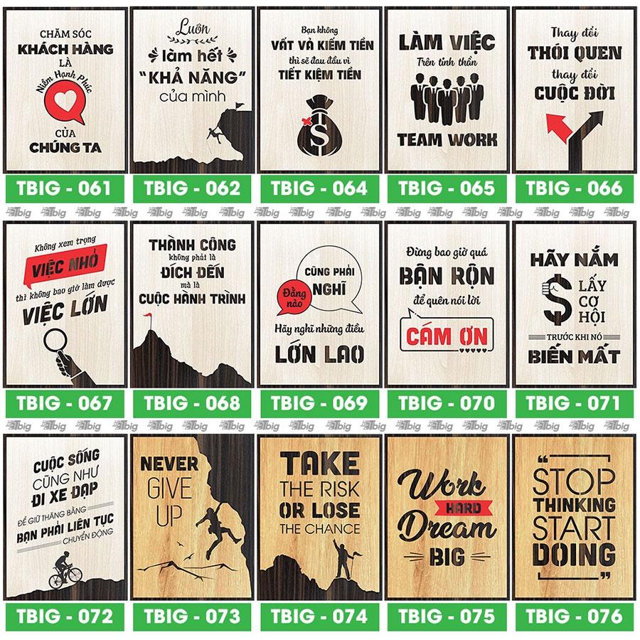 Tranh treo tường, tranh slogan, tranh tạo đông lực cực mạnh decor trang trí văn phòng hiện đại