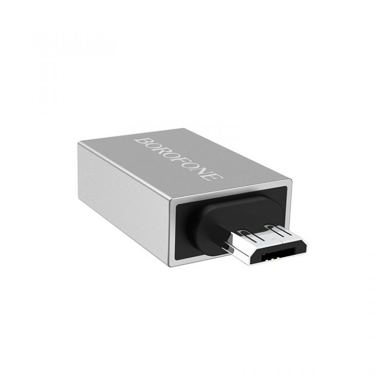 Đầu Cáp Chuyển OTG BOROFONE BV2 USB-A Sang Micro USB, USB 3.0 - Hàng Chính Hãng