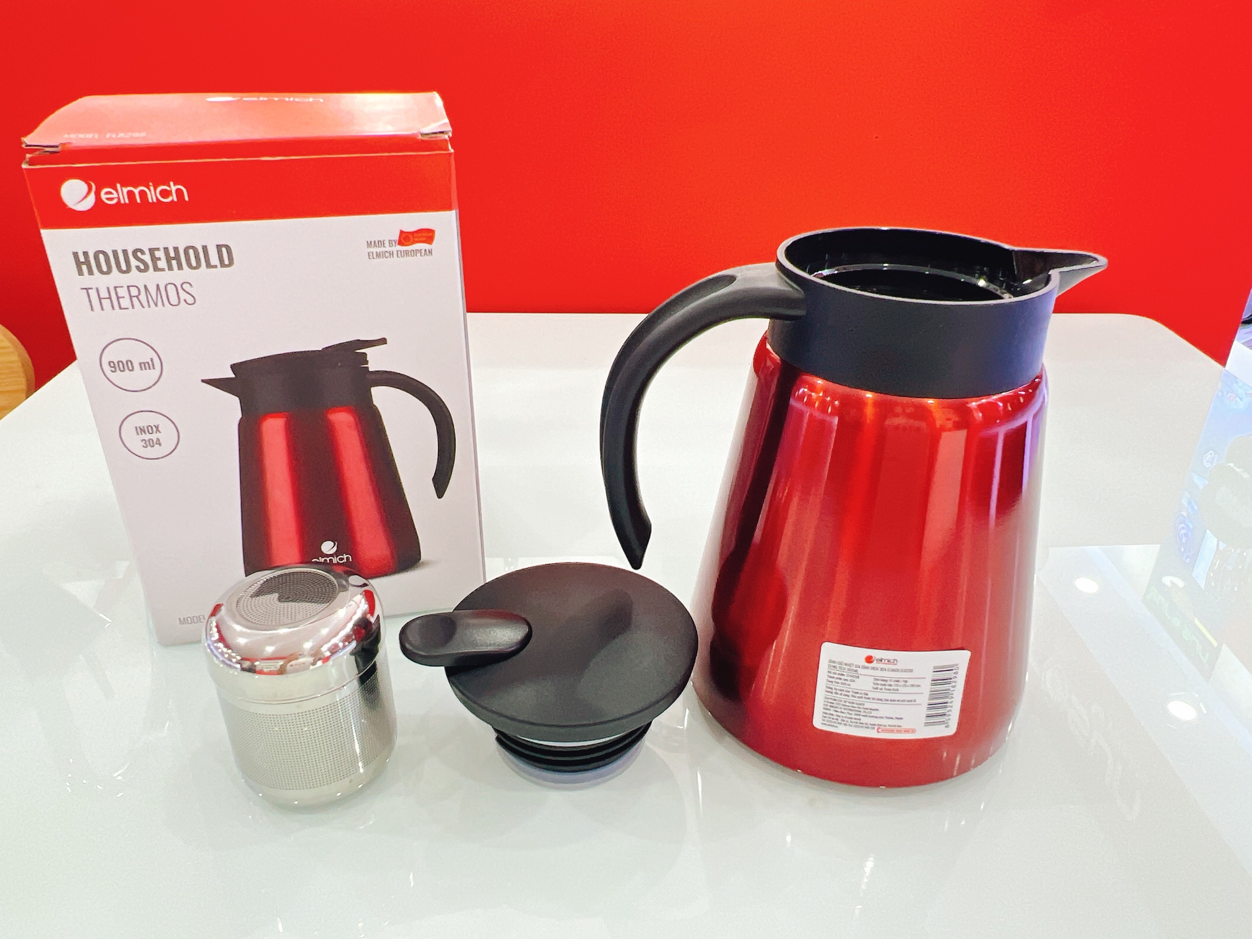 Bình giữ nhiệt gia đình inox 304 Elmich EL8298 dung tích 900ml