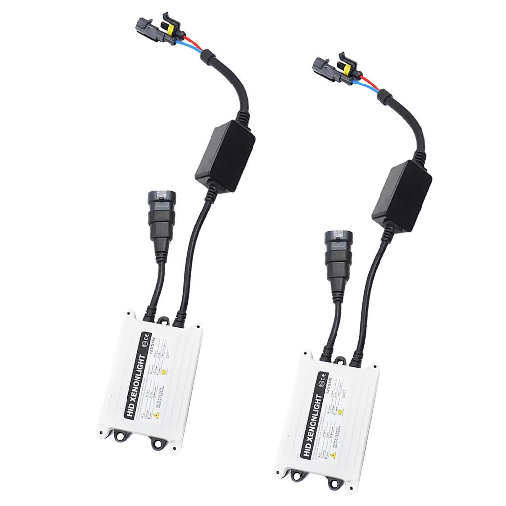 1 Pair 12V 55W AC HID Digital Ballasts For H1 H3 H4 H7 H10 H11 9005 9006 D2r