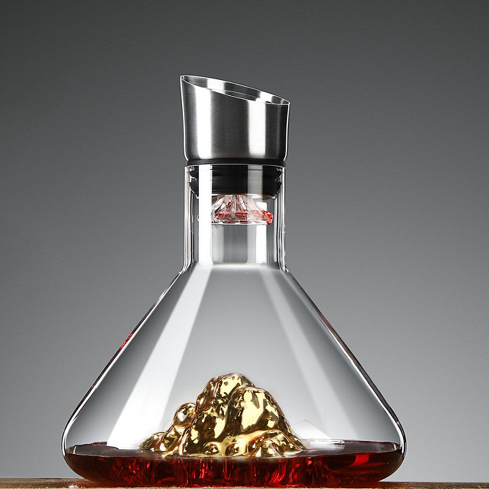 Decanter Gift Household Red Decanter for Home Bar Accessories