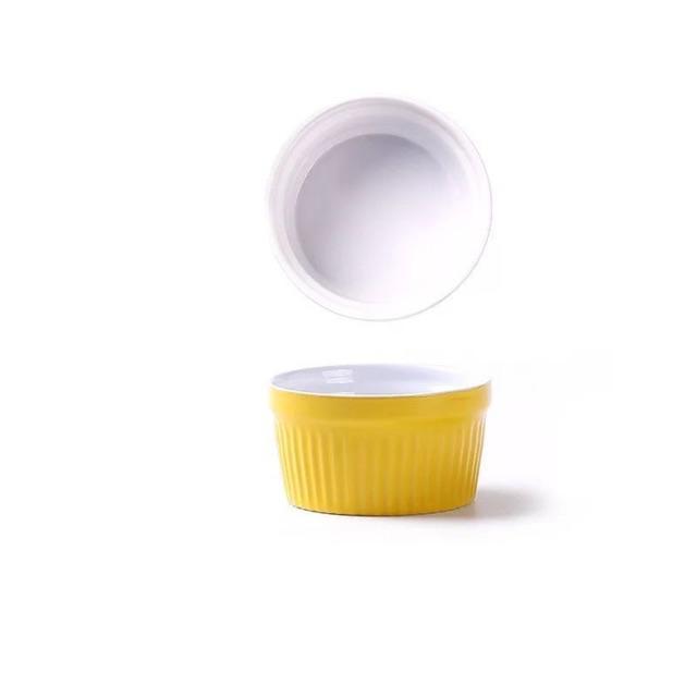 Ramekin cỡ to, khuôn flan màu sắc, khuôn caramen, bát ăn dặm cho bé