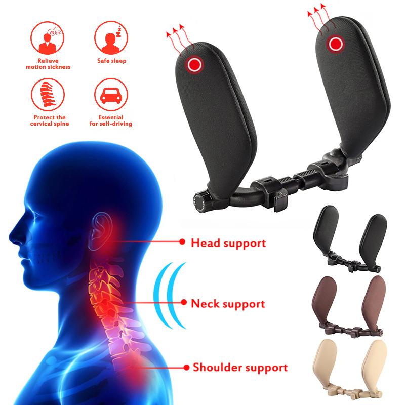 Xe Cổ Gối Tựa Đầu Gối Tựa Đầu Ô Tô Xe Hơi Ngủ Bên Hỗ Trợ Đầu Ghế Xe Ô Tô Gối Tựa Đầu Gối Cổ Cho Trẻ Em Người Lớn