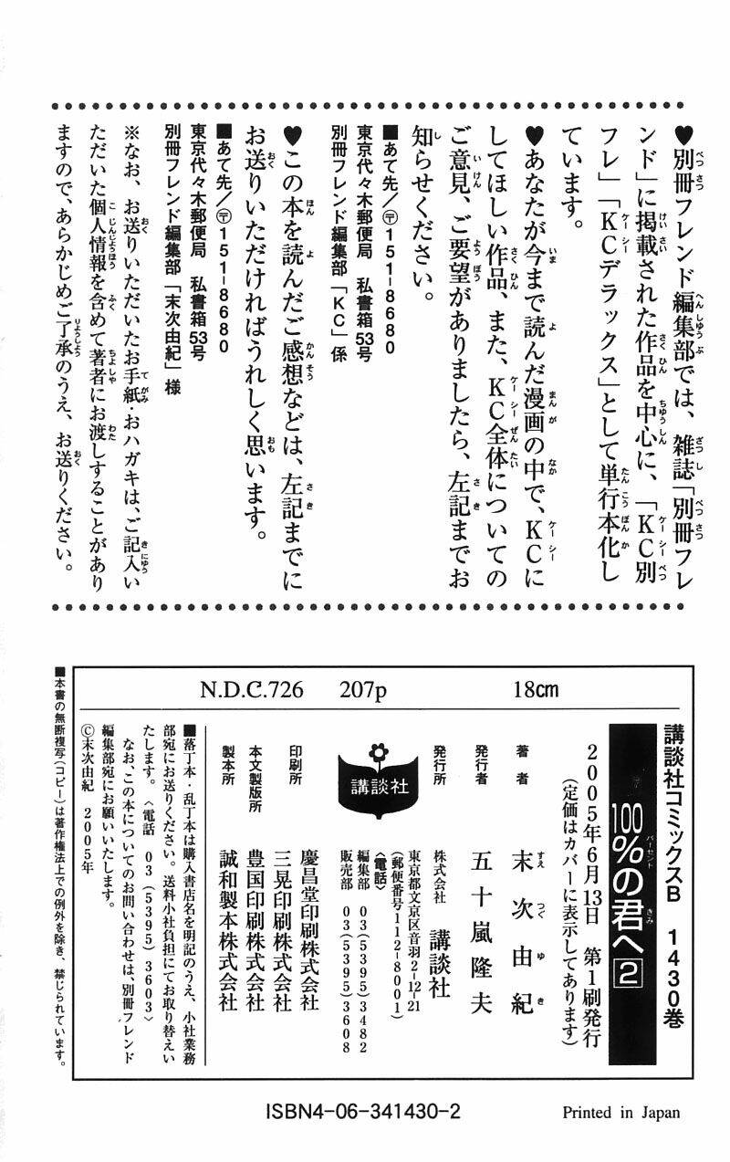 100% no kimi e chapter 8 53