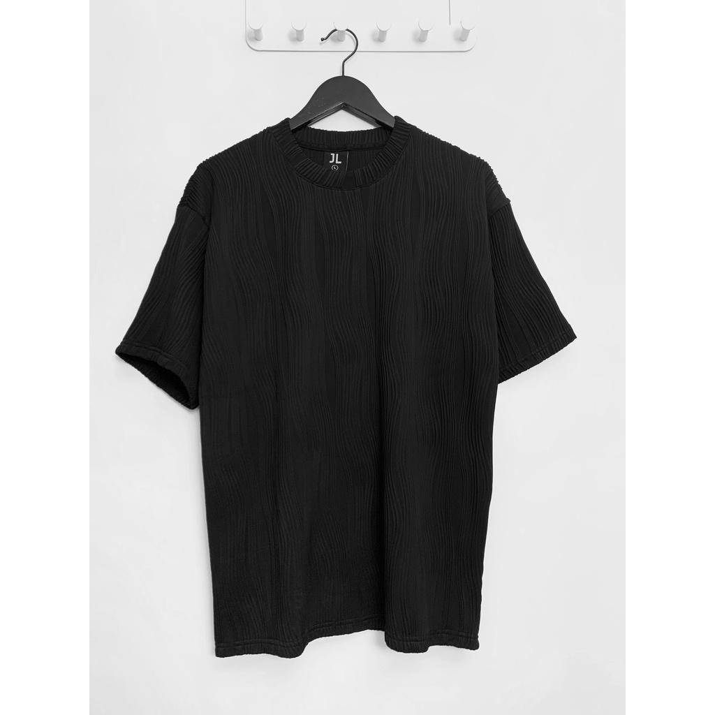 ÁO PHÔNG OVERSIZE WAVY, ÁO THUN CỘC TAY CÓ GỢN SÓNG UNISEX JACK LANE, LOCAL BRAND JACK LANE