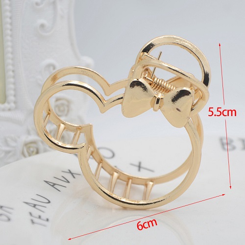 Kẹp tóc kim loại hình con chuột trang trí tóc phong cách Vintage