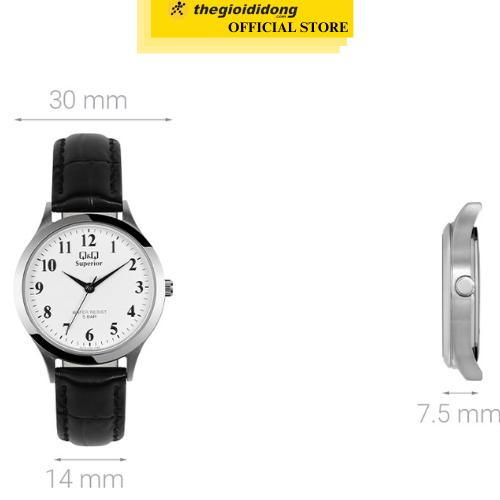 Đồng hồ Q&amp;Q 30 mm Nữ S279J304Y - Hàng Chính Hãng