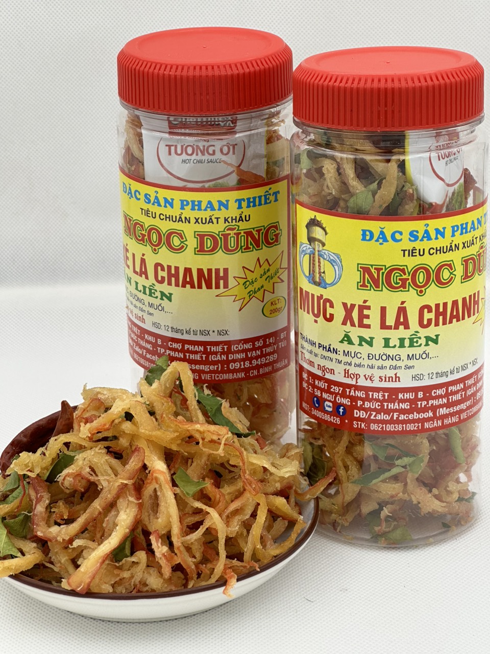 Đặc sản Phan Thiết - Mực Xé Lá Chanh Gói 50 Gram Sản Phẩm Trải Nghiệm Đã Chế Biến Ăn Liền Ngon Ơi Là Ngon. Hạn Sử Dụng 12 Tháng Kể Từ Ngày Đặt Hàng - OCOP 4 Sao