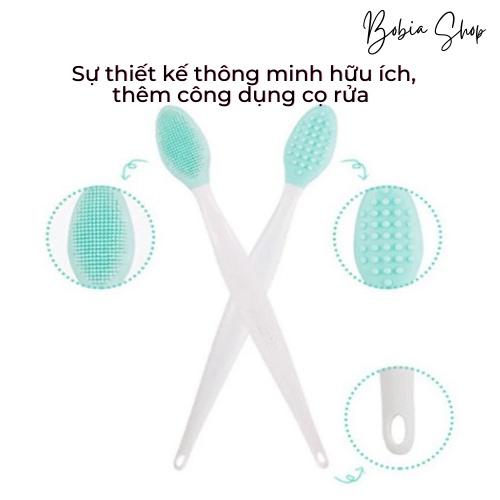 Cọ Silicone Vệ Sinh Mũi, Tẩy da chết Hai Mặt Làm Sạch Sâu HIệu Quả Tiện Dụng