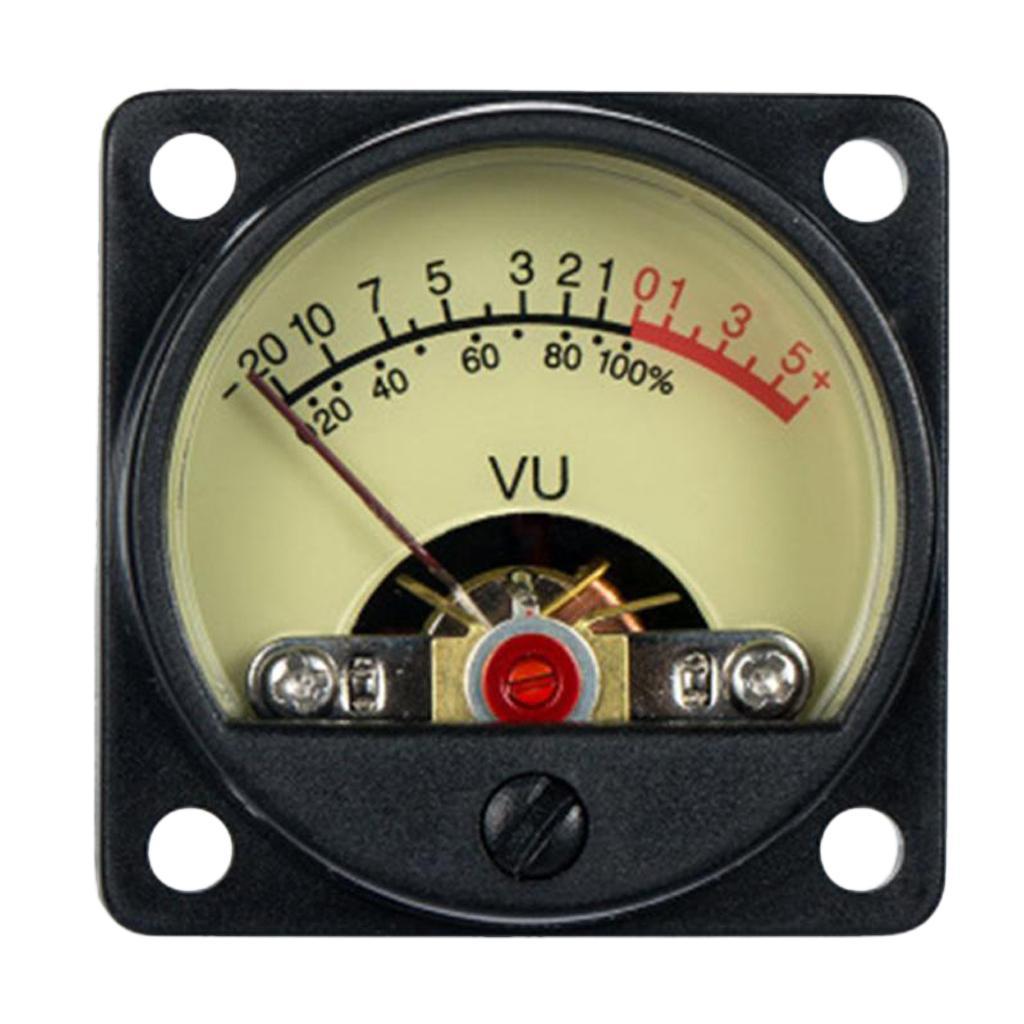 4x Vintage VU Meter Audio Level Indicator with