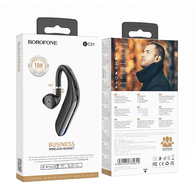 Tai Nghe Bluetooth BOROFONE BC31 Melodico V5.0- Hàng nhập khẩu