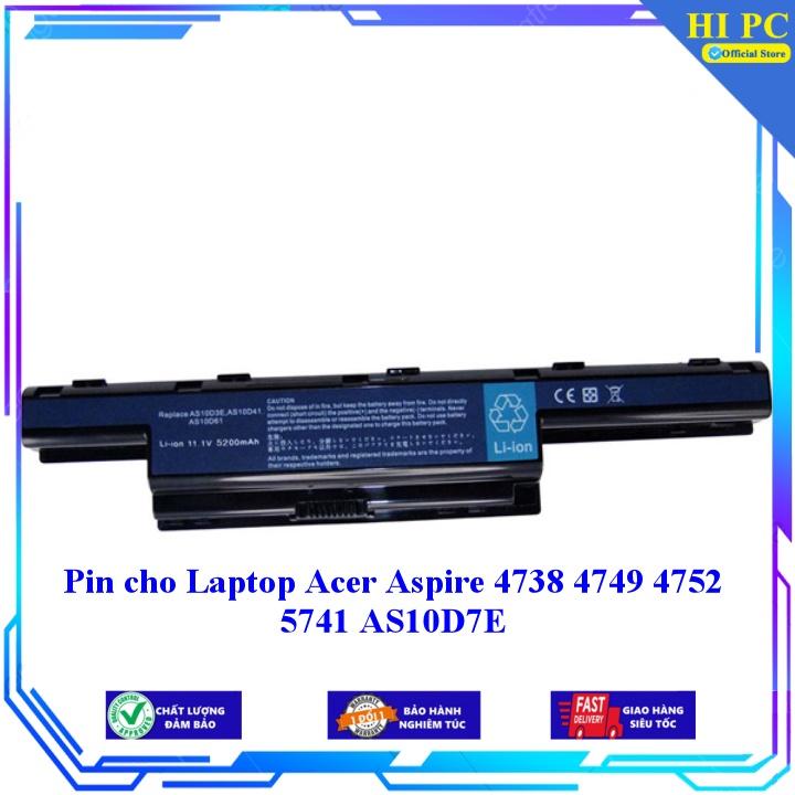 Pin cho Laptop Acer Aspire 4738 4749 4752 5741 AS10D7E - Hàng Nhập Khẩu